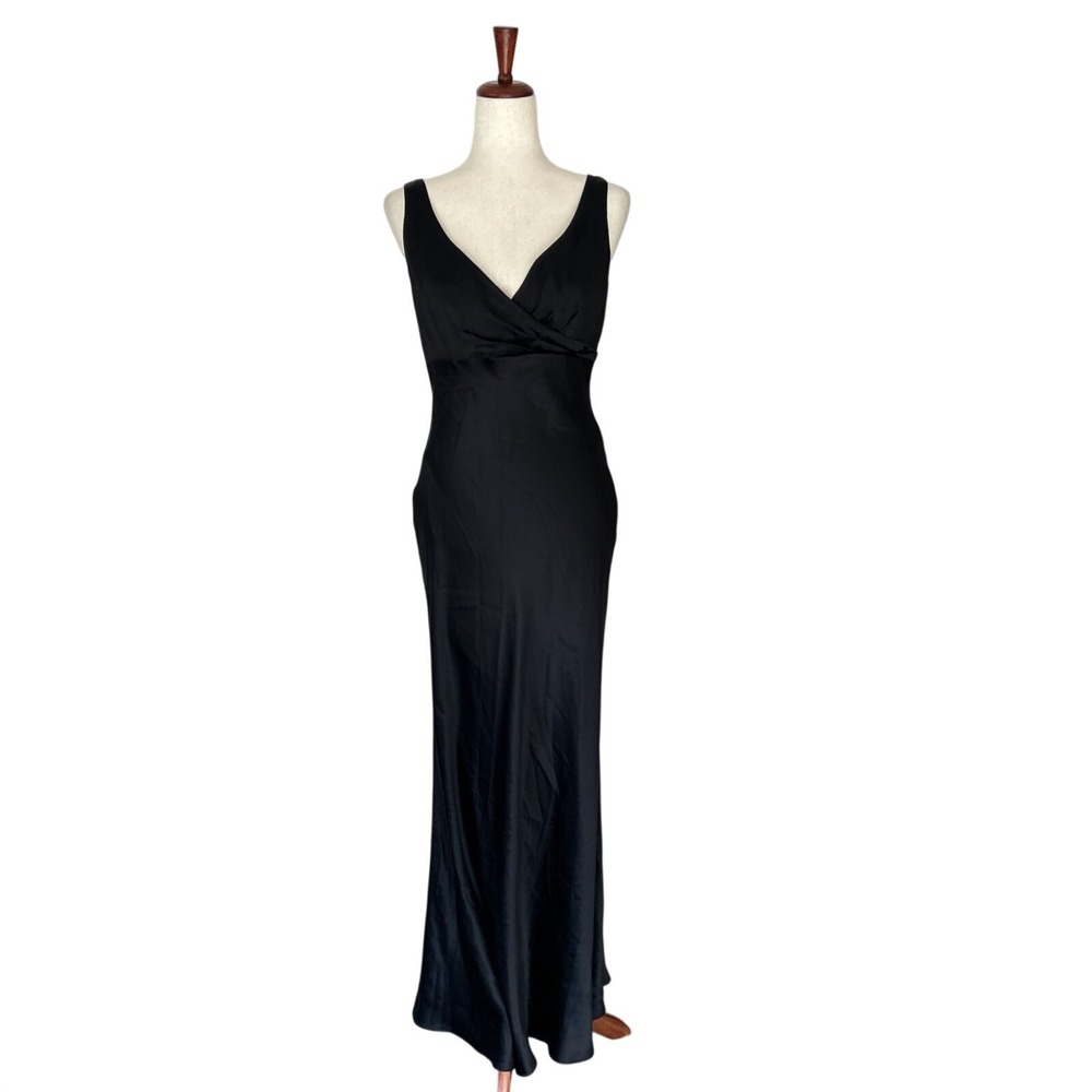 Nicole Miller Collection Dress Size 8 100% Silk 90s Y2K Gown Formal Holiday